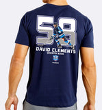 58 Clements Navy T Shirt