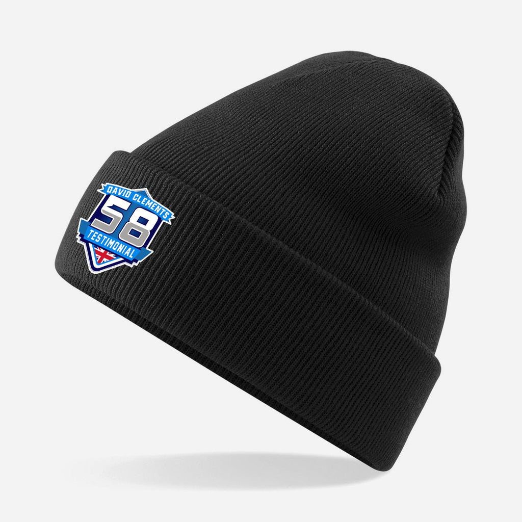 58 Clements Black Beanie Hat