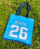 Blaze Jersey Tote Bag