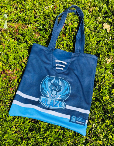 Blaze Jersey Tote Bag