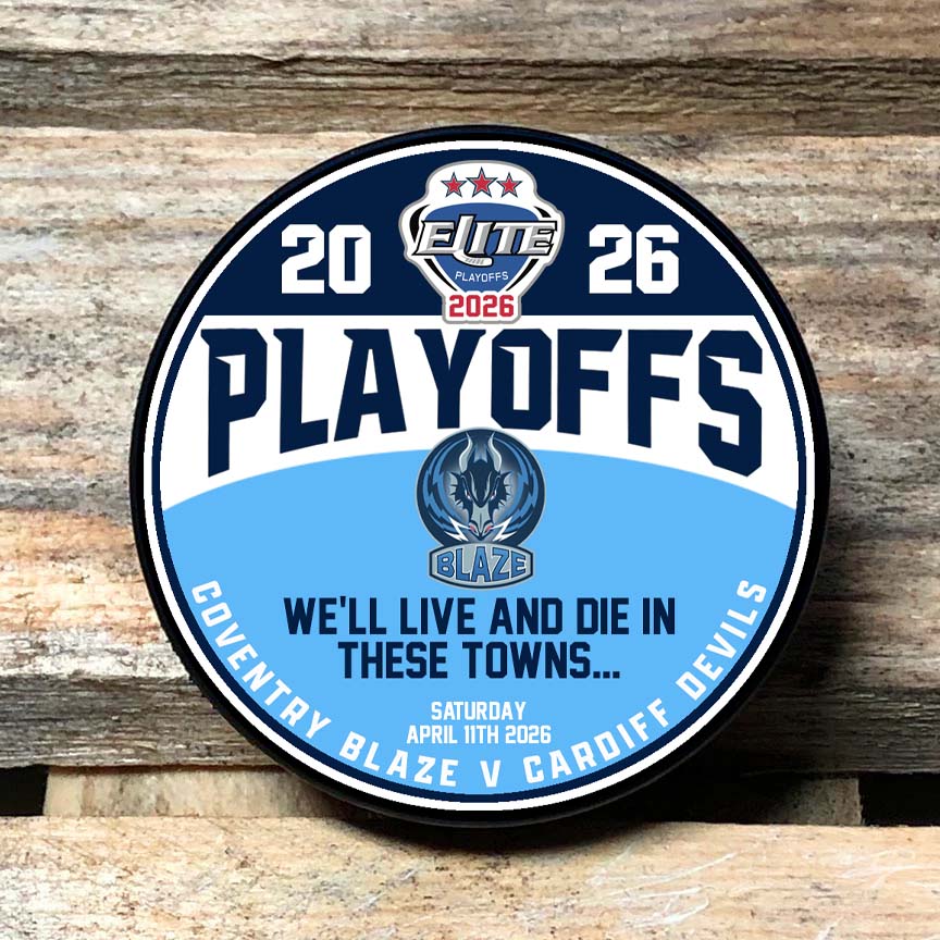 Blaze 2526 Playoffs Qtr Final Puck